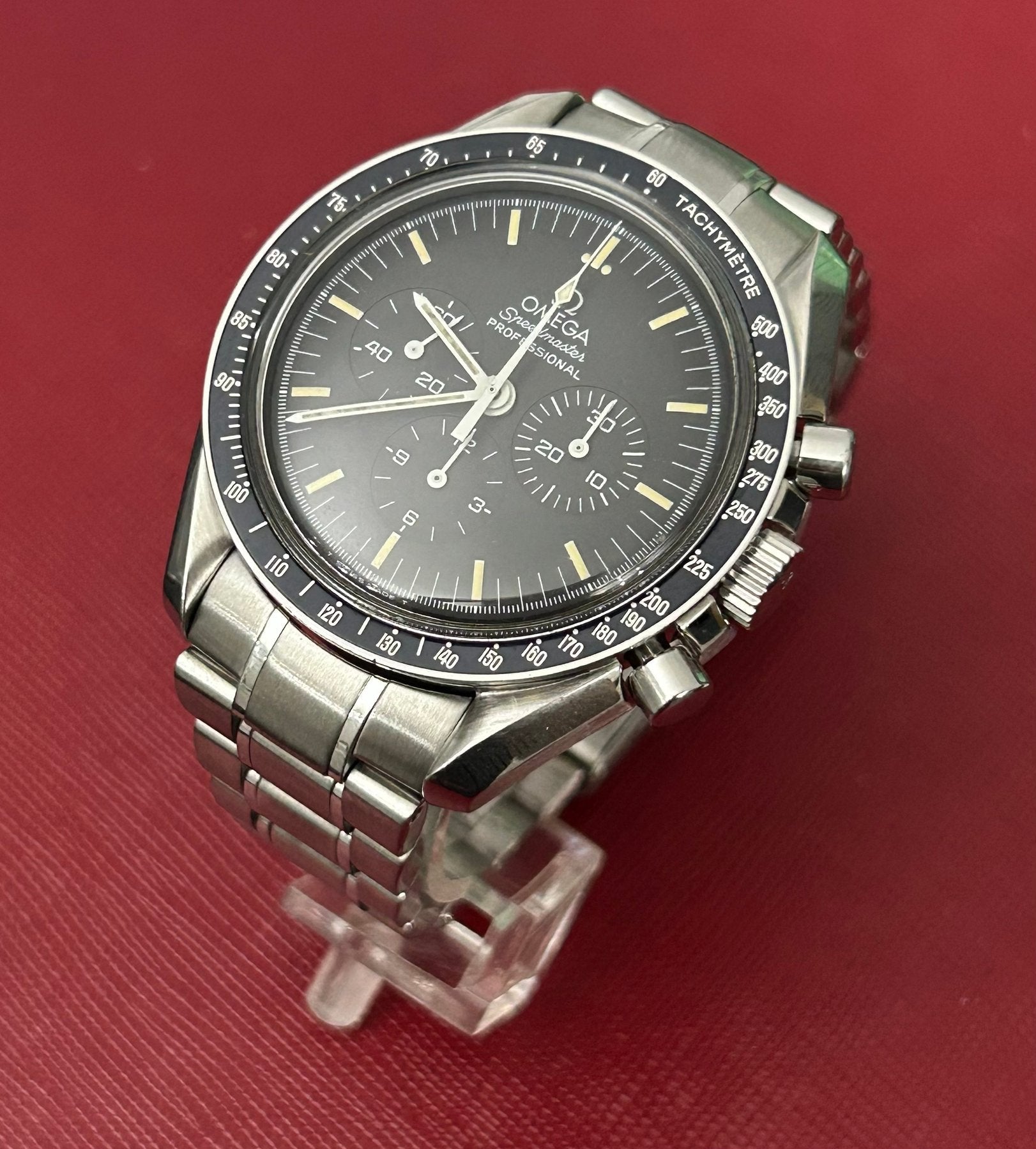 Omega - Speedmaster Moonwatch "Yellow" - 3450808 - Mężczyźni - 1990-1999