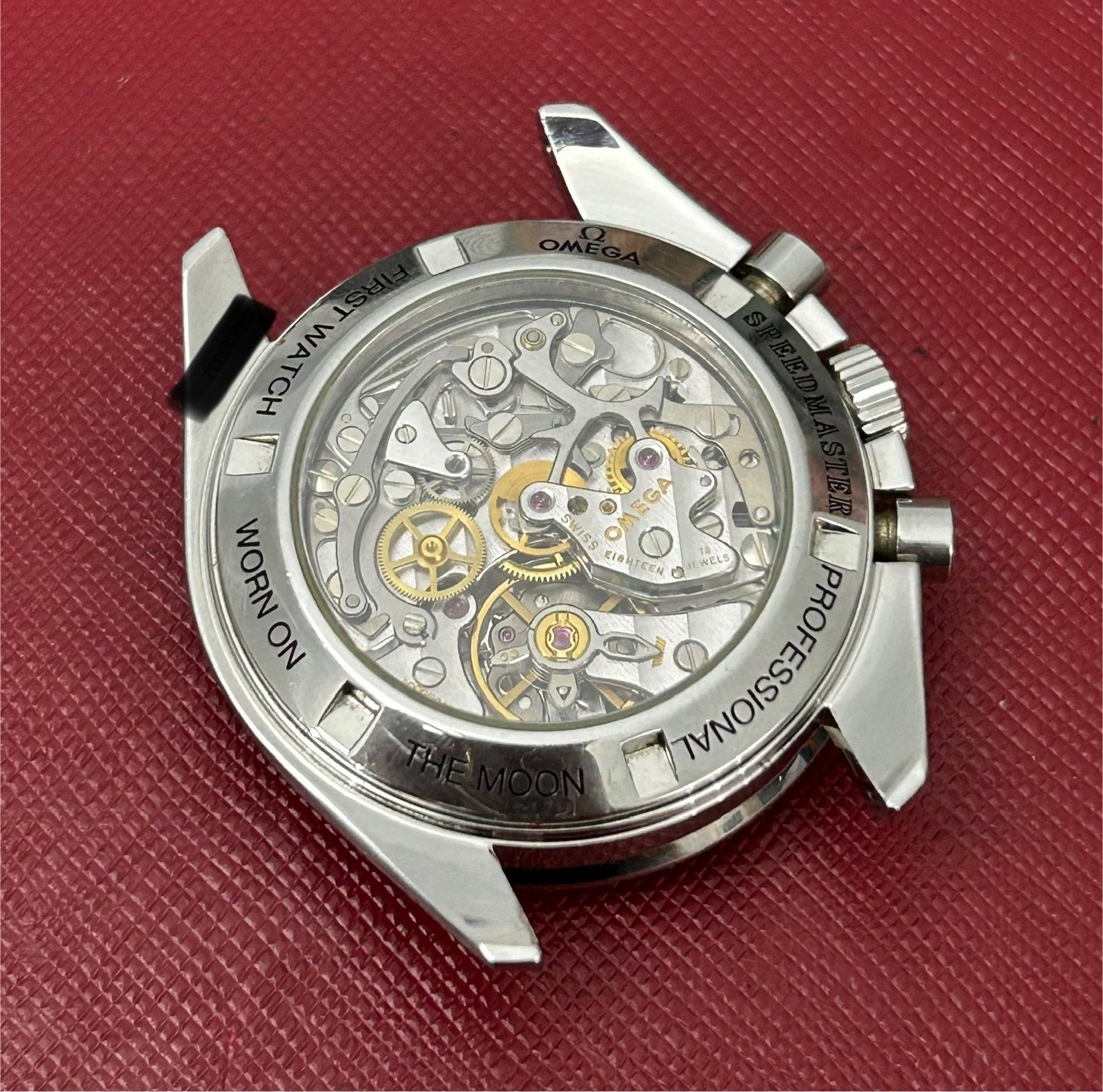 Omega - Speedmaster Moonwatch 861 Apollo XI Yellow - 1450808 - Mężczyźni - 1980-1989