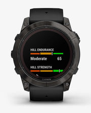 Garmin Fenix ​​​​7X Pro Sapphire Solar Titanium Charcoal Grey Czarny pasek