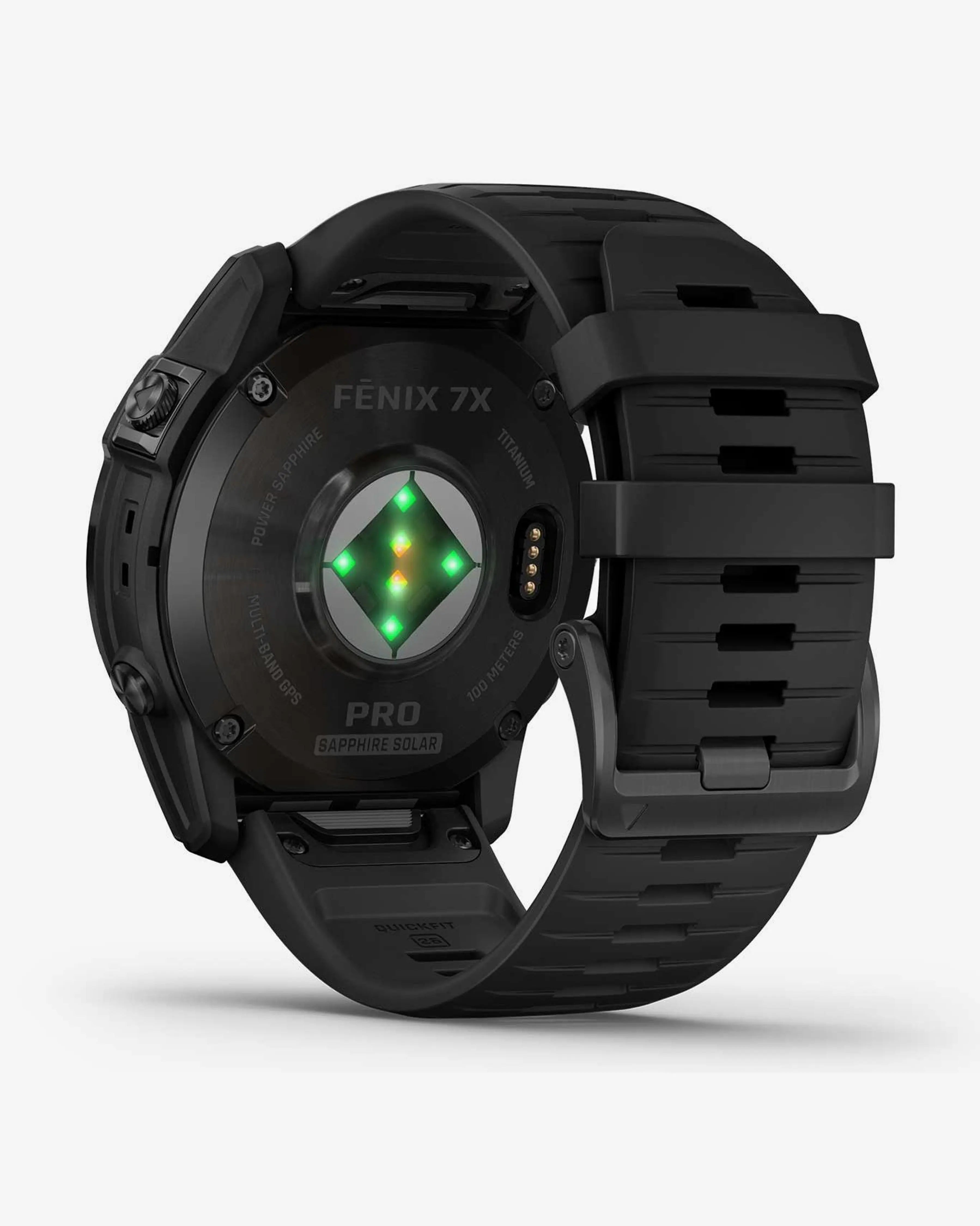 Garmin Fenix ​​​​7X Pro Sapphire Solar Titanium Charcoal Grey Czarny pasek