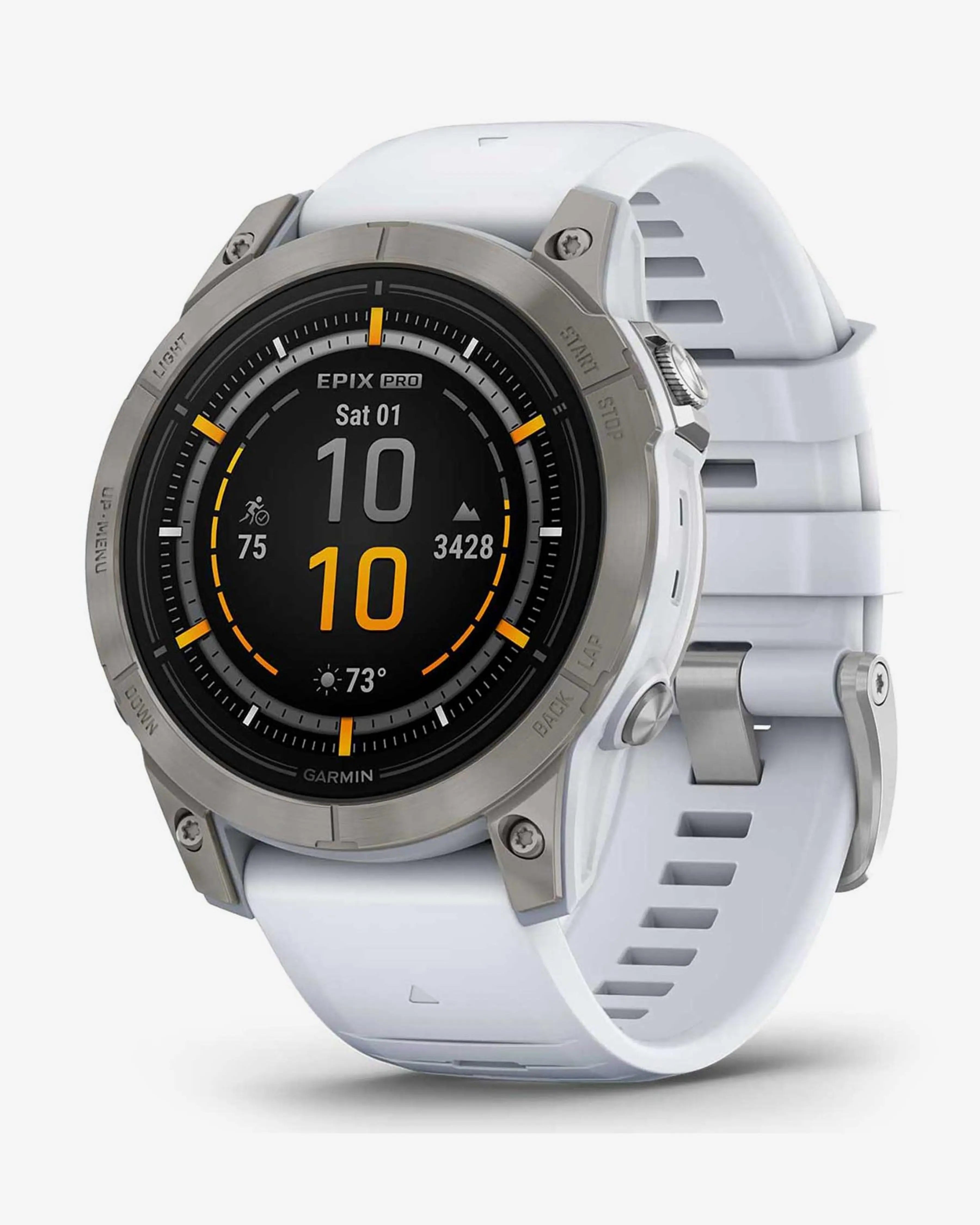 Garmin EPIX 2 PRO Sapphire 47 mm tytanowy pasek biały