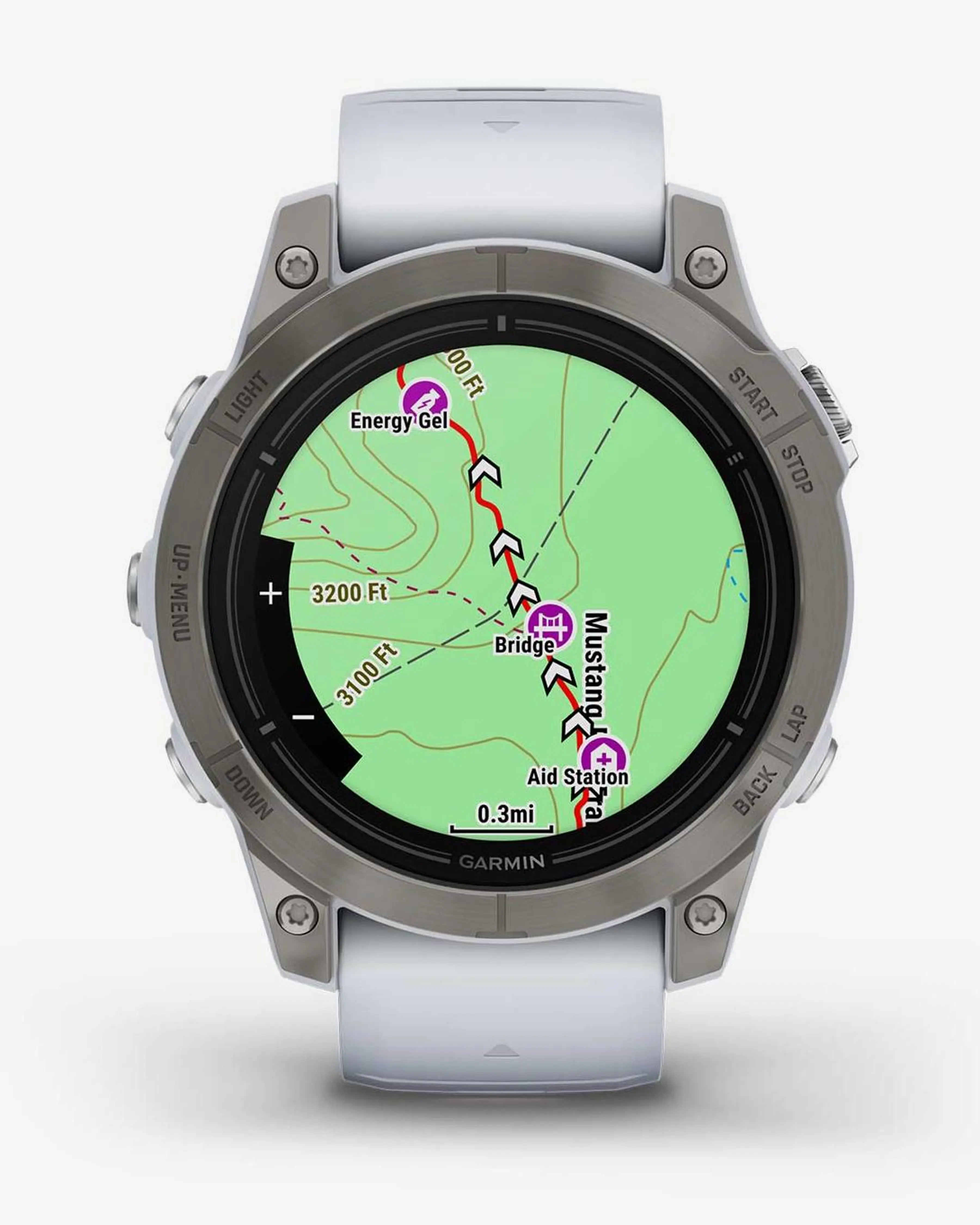 Garmin EPIX 2 PRO Sapphire 47 mm tytanowy pasek biały