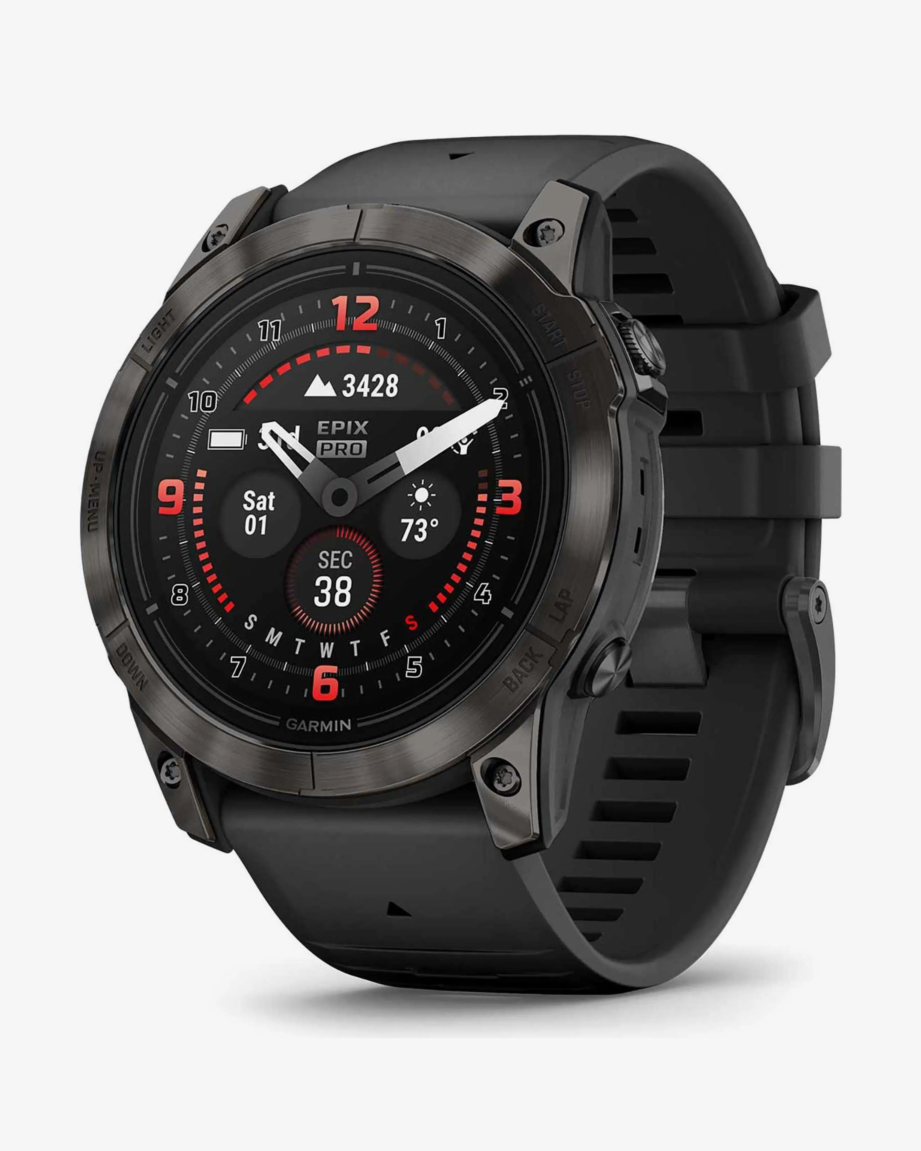 Garmin EPIX 2 PRO Sapphire 51 mm Tytanowy pasek DLC w kolorze grafitowym, czarny