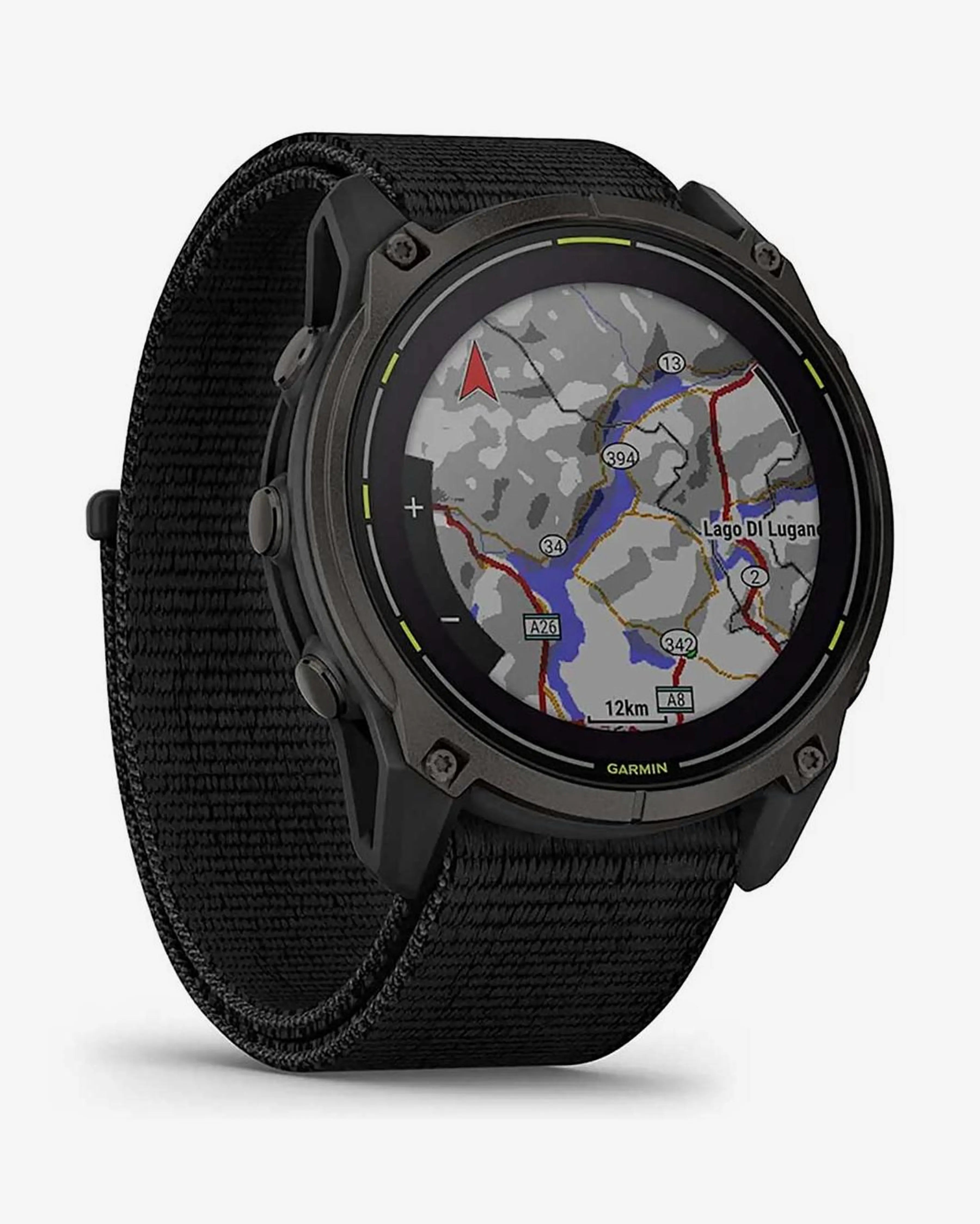 Garmin Enduro 3 Sapphire Solar 51 mm tytanowy, grafitowy, czarny pasek