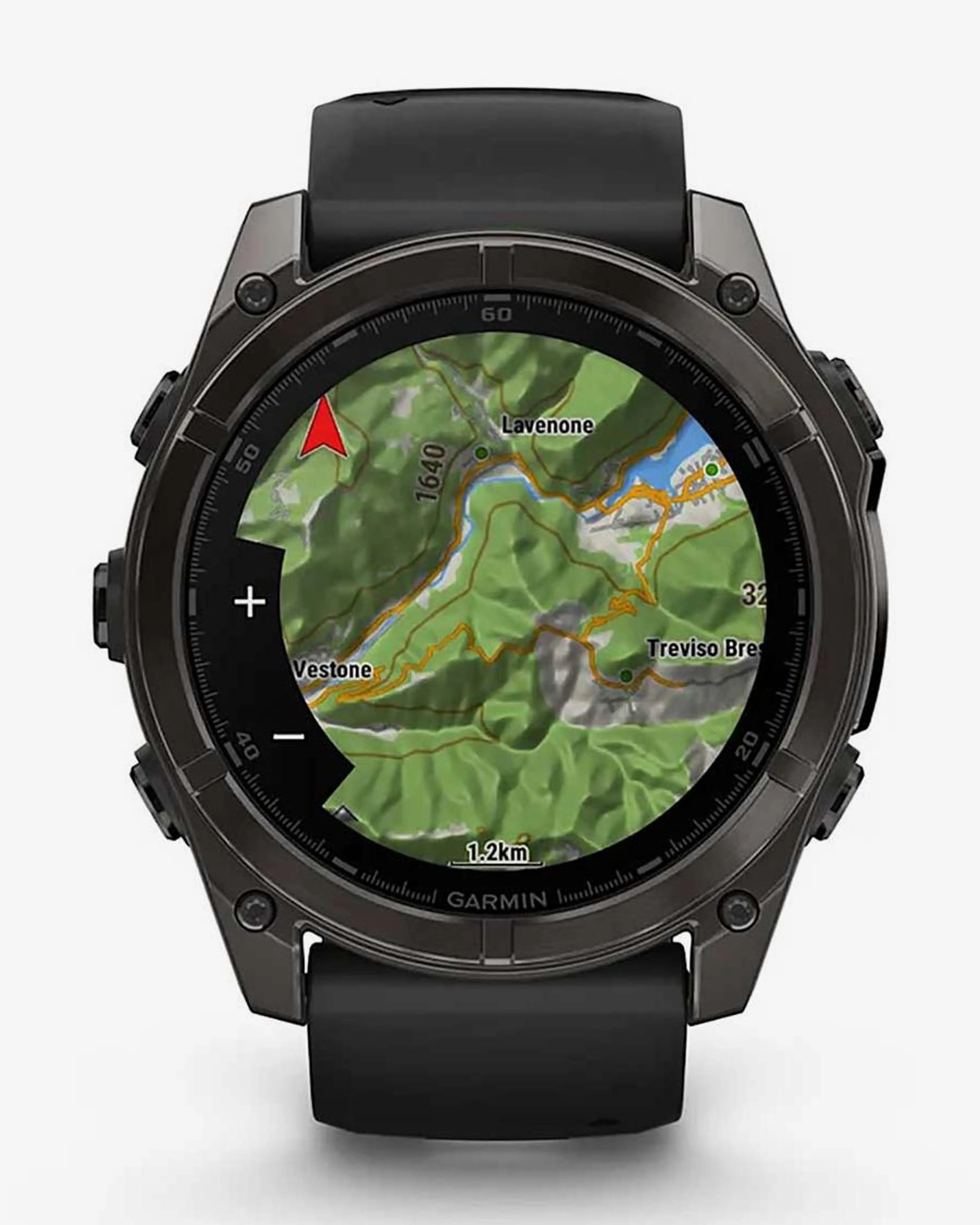 Garmin Fenix ​​​​8 AMOLED Sapphire 51 mm Tytanowy antracytowy pasek czarny