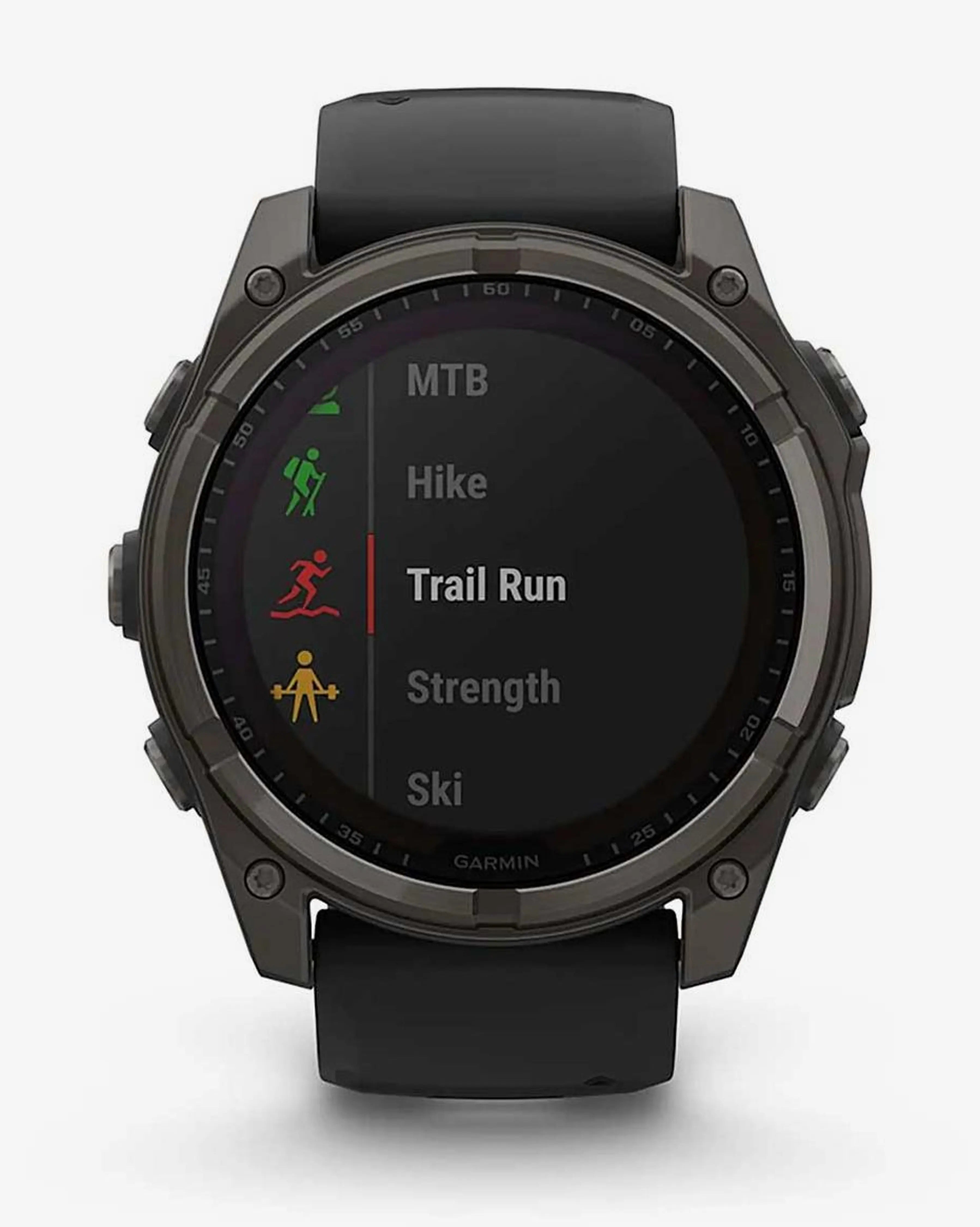 Garmin Fenix ​​​​8 Sapphire Solar 51mm Tytanowy antracytowy pasek czarny