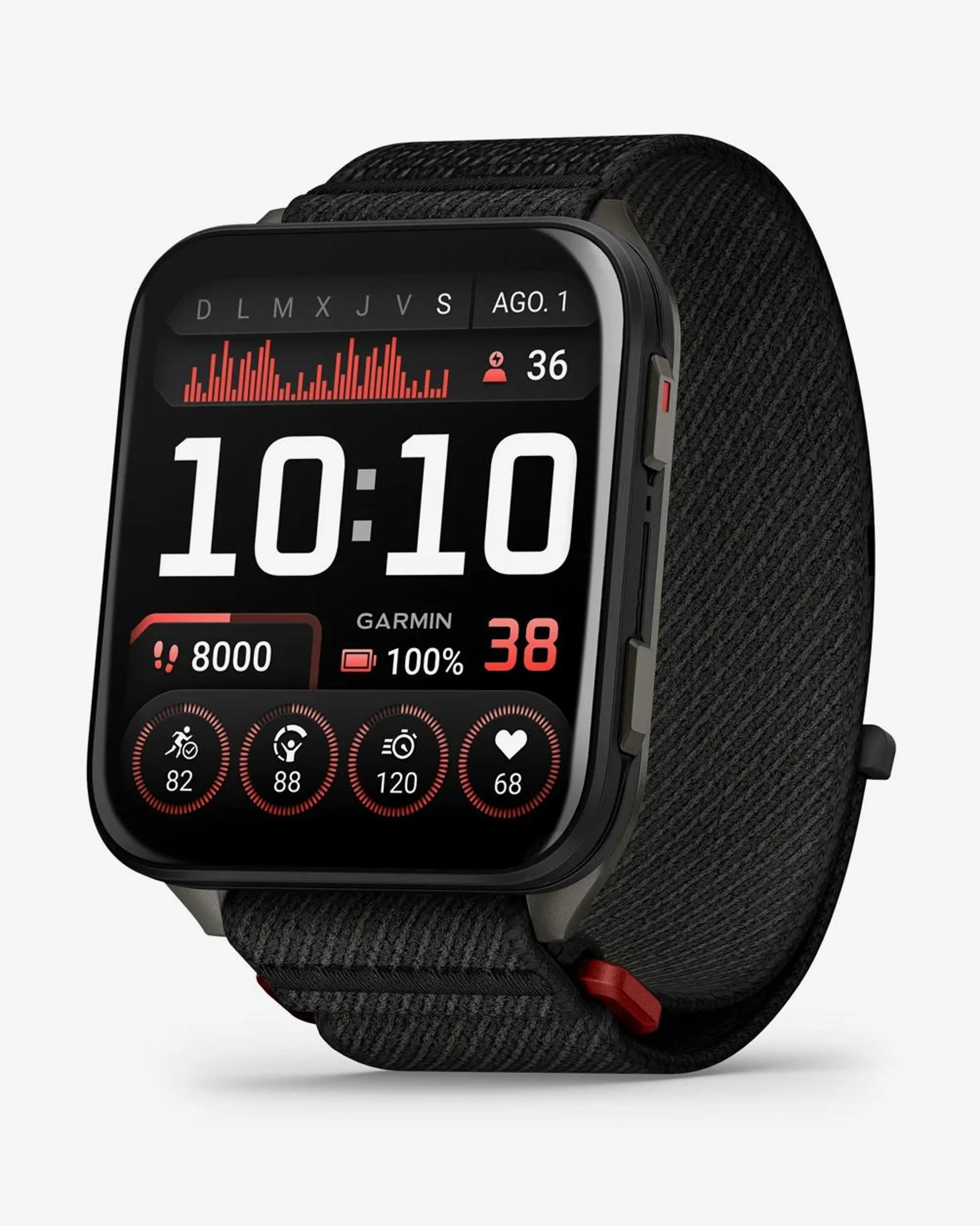 Pasek czarny Garmin Venu X1 czarny