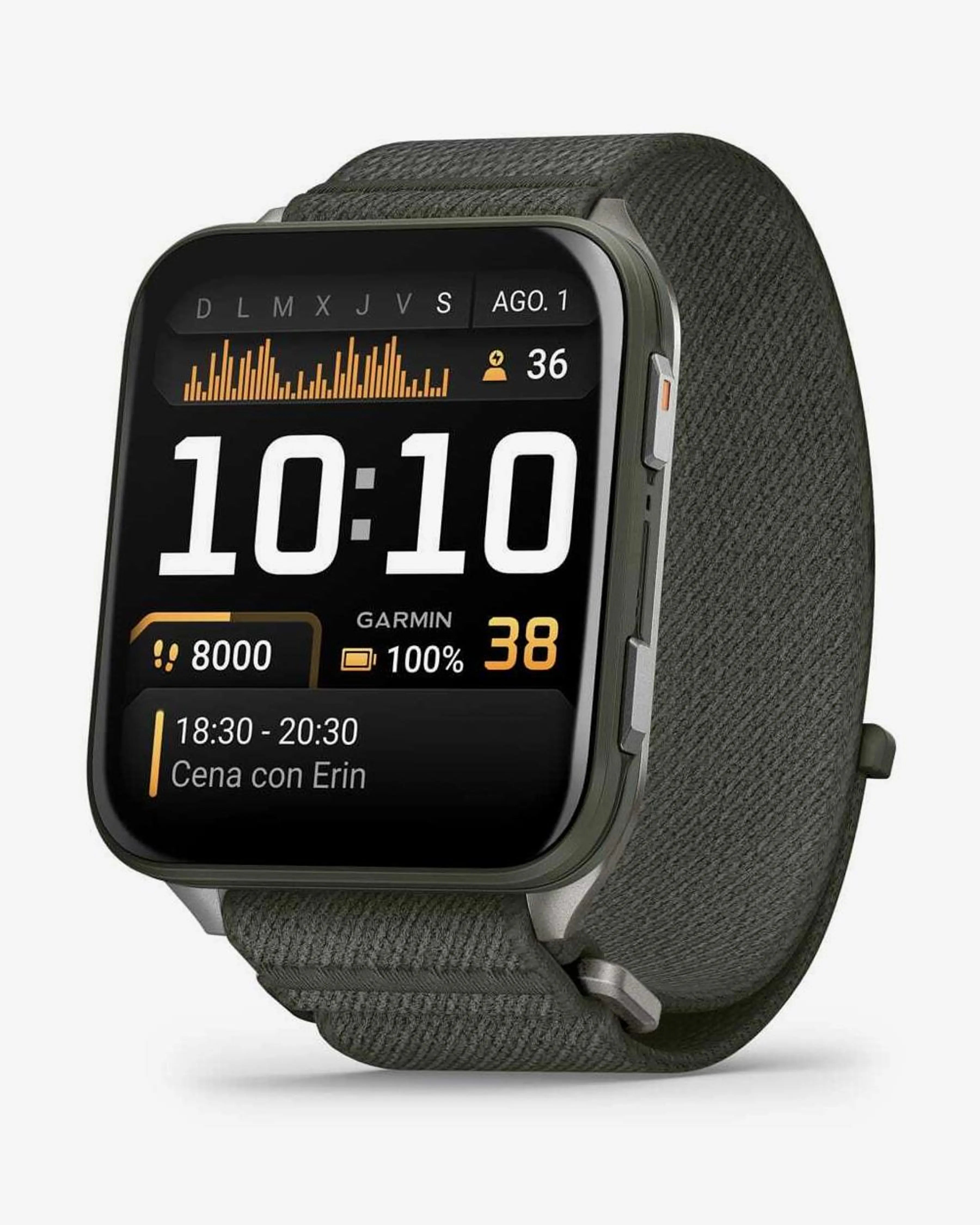 Garmin Venu X1 zielony pasek zielony