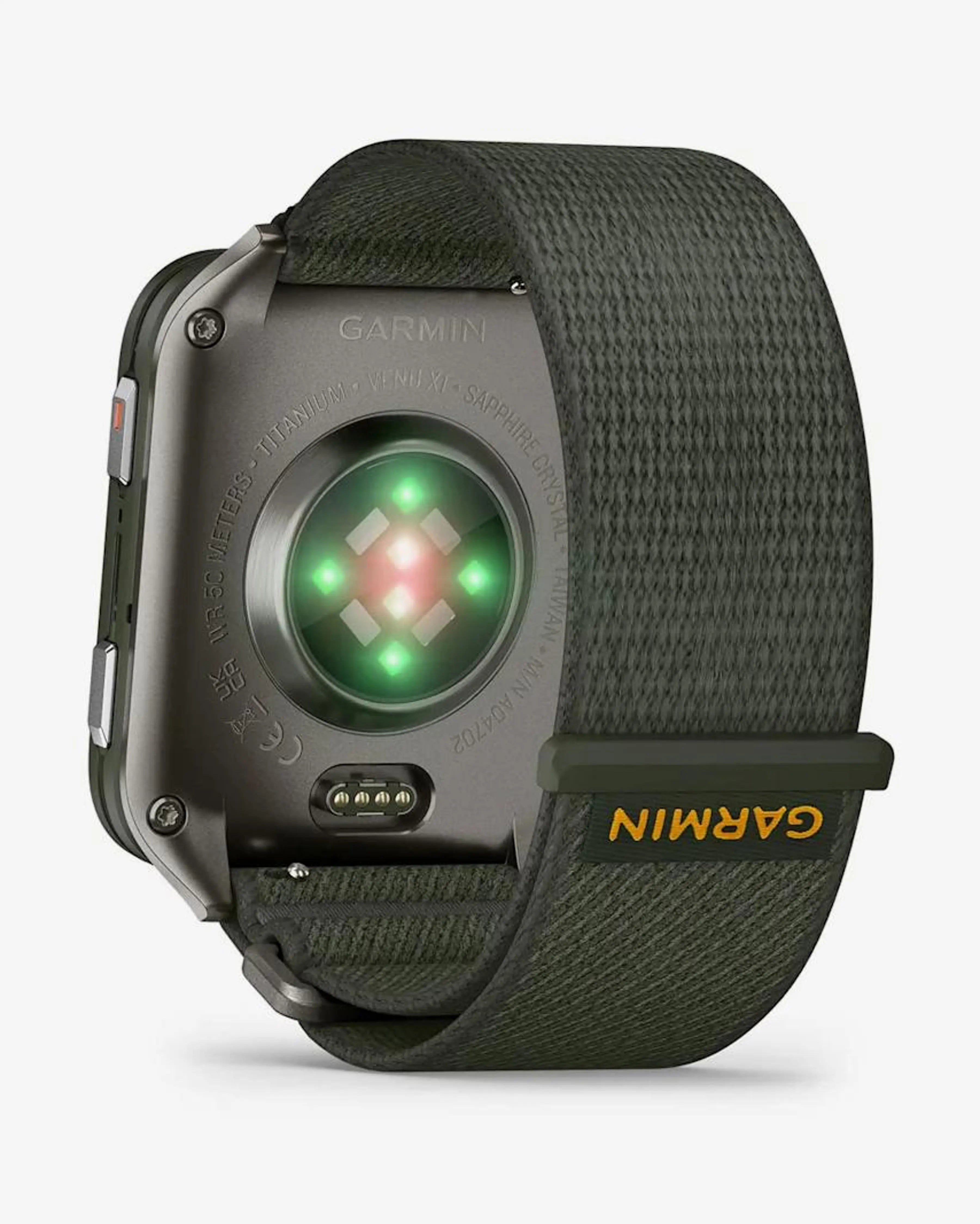 Garmin Venu X1 zielony pasek zielony