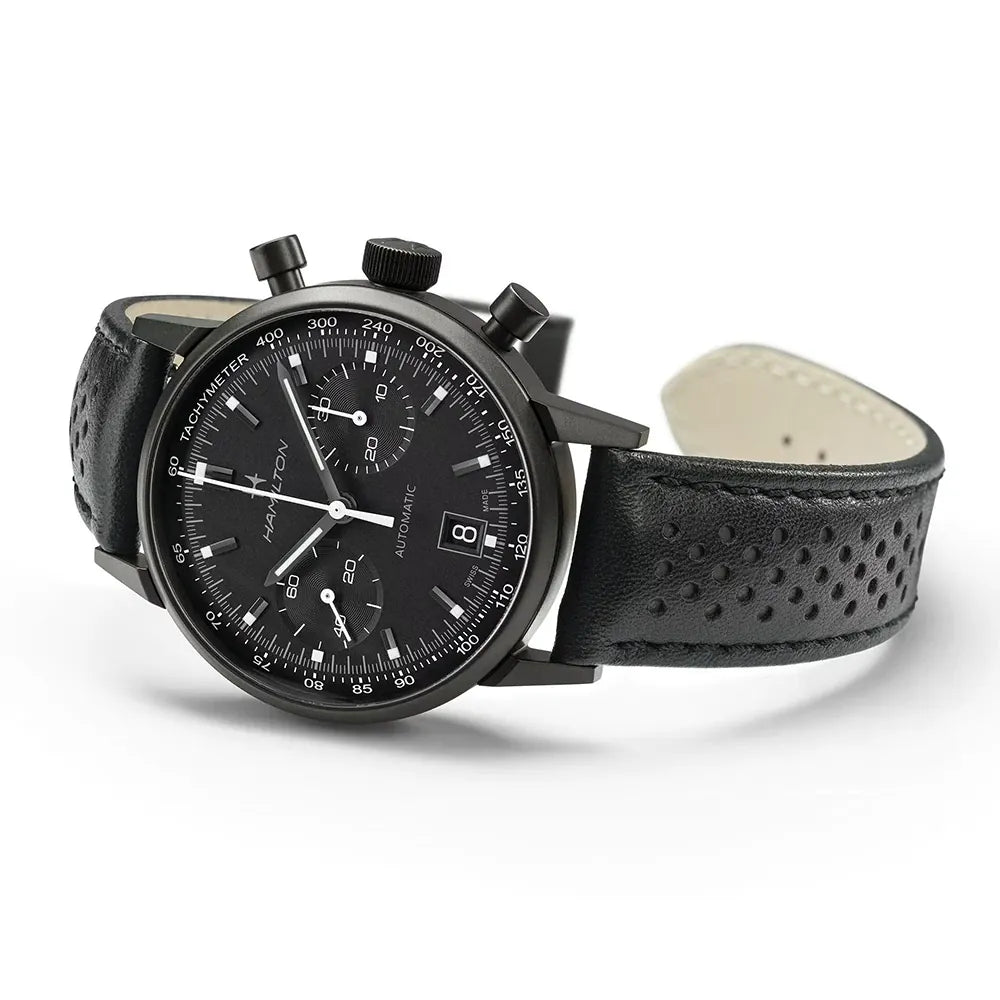 Hamilton American Classics H38446730 Intra-Matic Chronograph Watch 