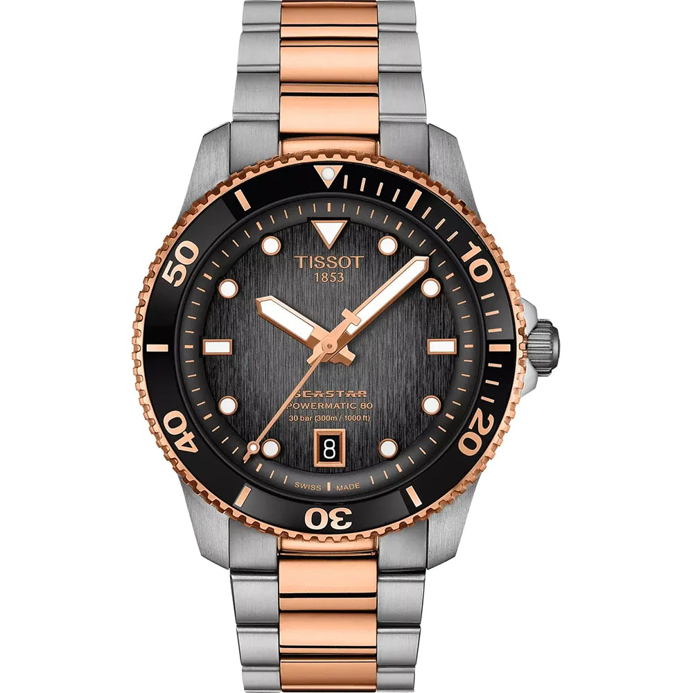 Zegarek Tissot T-Sport T1208072205101 Seastar 1000 Powermatic 80 