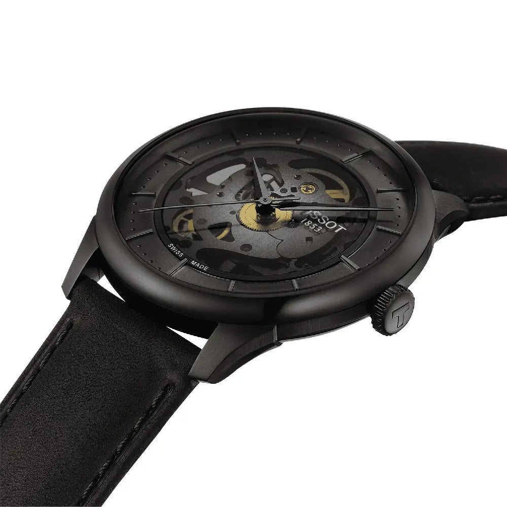 Zegarek Tissot T-Classic T1398363644100 Chemin Des Tourelles Squelette 